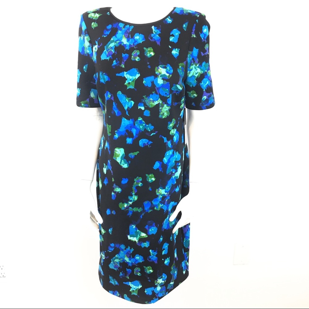 ANDREW MARC Black Stretch Sheath Dress, BRAND NEW WITH TAGS
